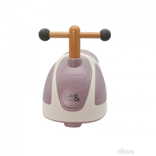 Cute&Cool guralica za decu drvena, ljubičasta 