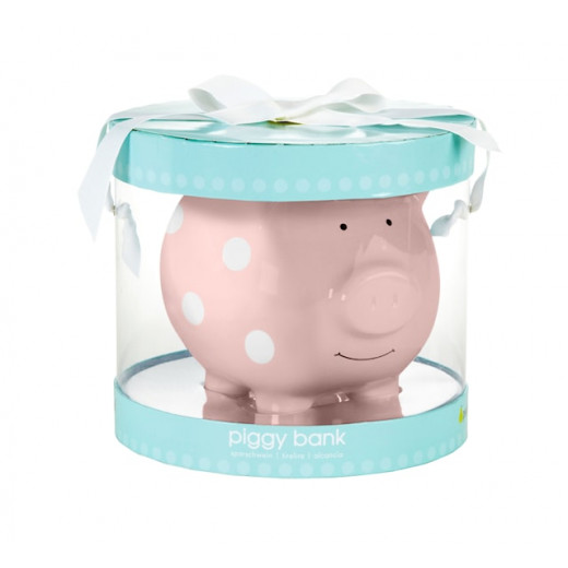 Pearhead kasica prasica Polka Dot - Roze 