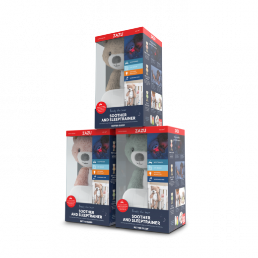 Zazu igračka za uspavljivanje Brody, Taupe 