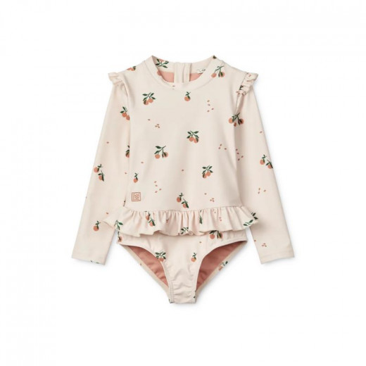 Liewood jednodelni kupaći Sille,Peach/Sea shell 