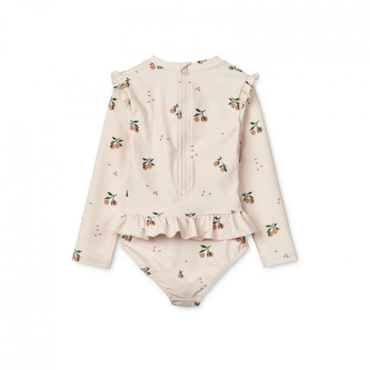 Liewood jednodelni kupaći Sille,Peach/Sea shell 