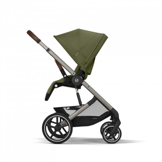 Cybex kolica Balios S Lux, Moss Green (taupe ram) 
