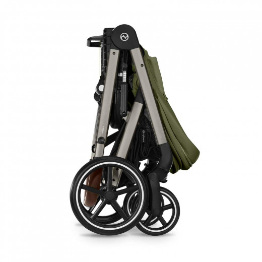 Cybex kolica Balios S Lux, Moss Green (taupe ram) 