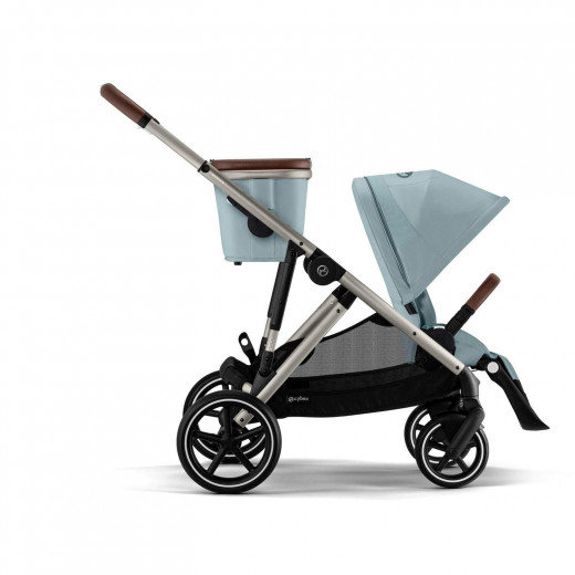 Cybex kolica Gazelle, Stormy Blue (taupe ram) 