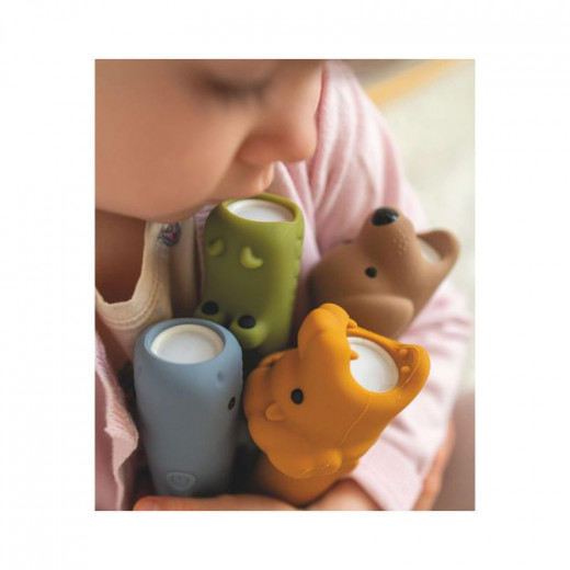 Rabbit n Friends baterijska lampa lav, oker 