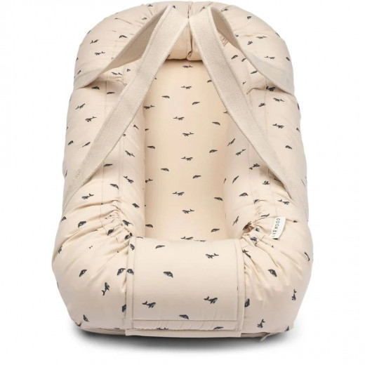 Liewood gnezdo Gro,Mini whale / Sandy 