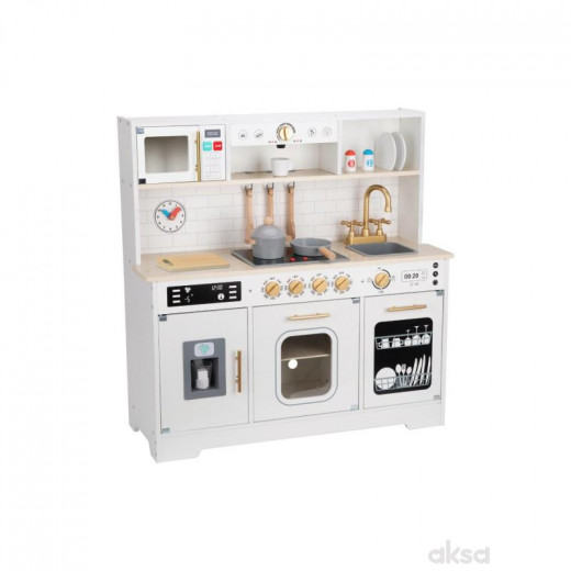 Cute&Cool drvena igračka bela kuhinja XL 