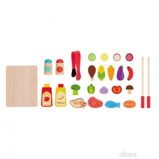 Cute&Cool drvena igračka roštilj 