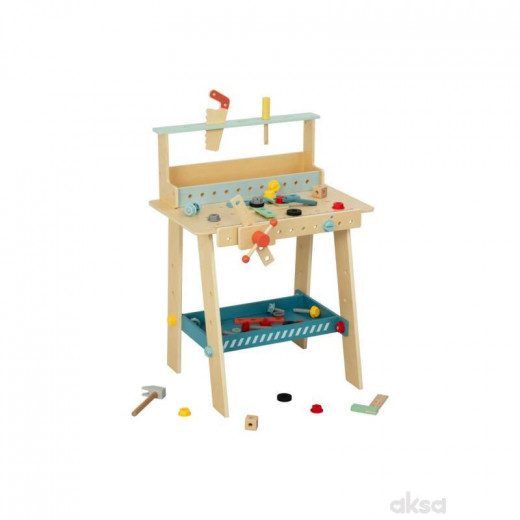 Cute&Cool drvena igračka radionica sa alatom 