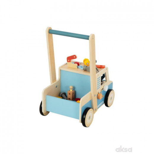 Cute&Cool drvena igračka guralica sa alatom 