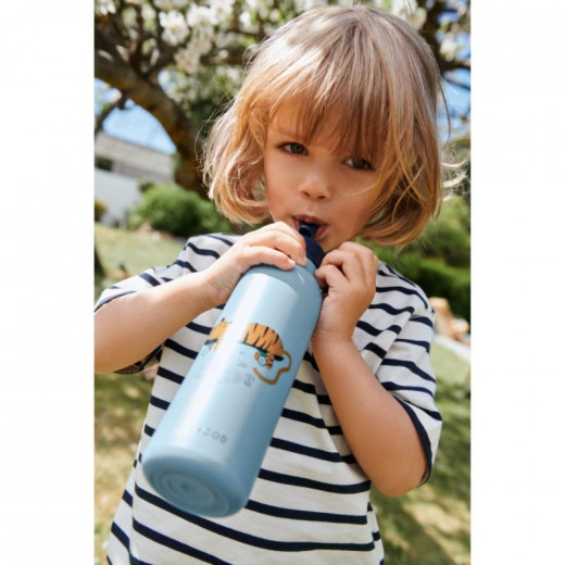 Liewood termos boca 500ml Falk,Tiger/Beach blue 