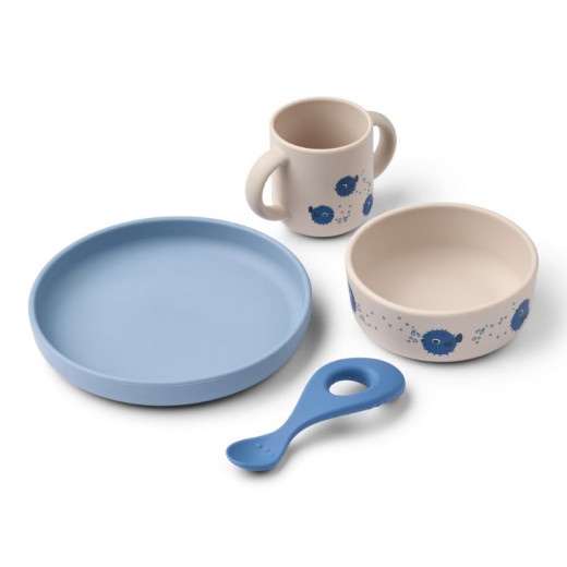 Liewood silik set za hr 4 pcs  Vivi, PufferfisSand 