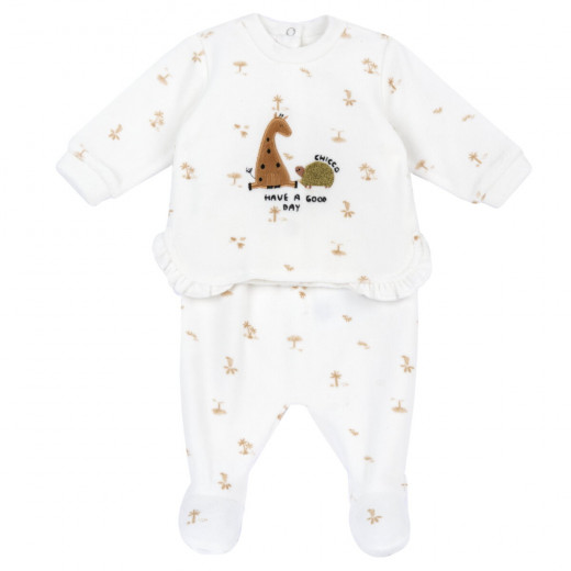 Chicco komplet (majica dr, donji deo), devojčice 