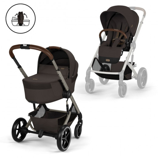 Cybex duo sistem BaliosS Lux Chocola Brown sklopiv 
