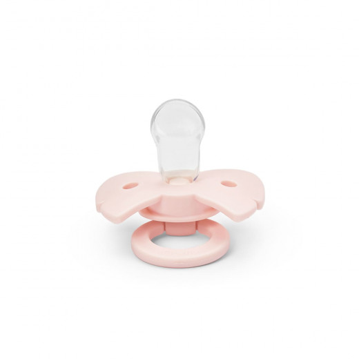 Elodie laža silikonska 0+ misty pink binky bow 