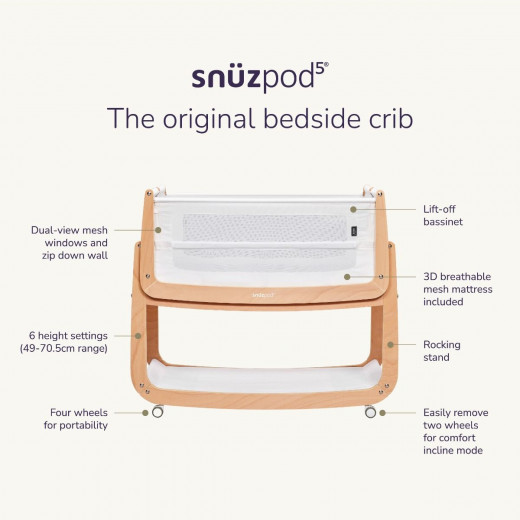 SnuzPod kolevka za bebe, Natural 