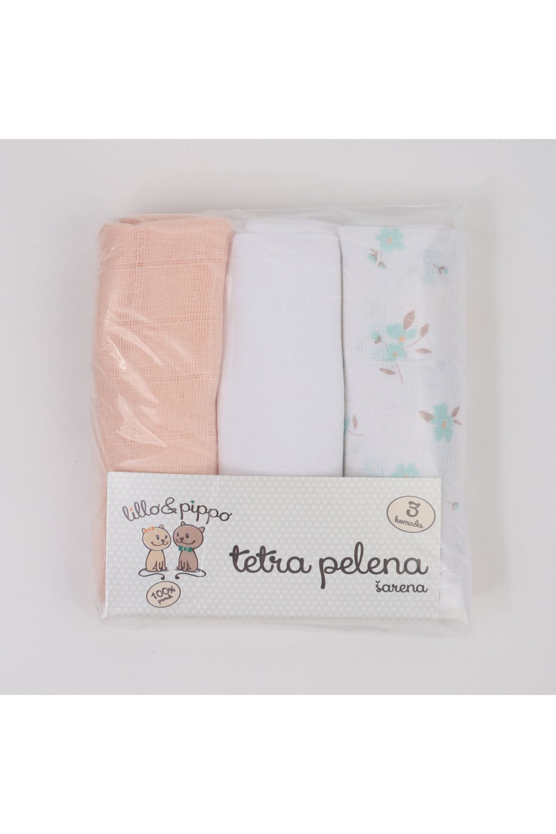 Lillo&Pippo tetra pelena Cvet 3u1 