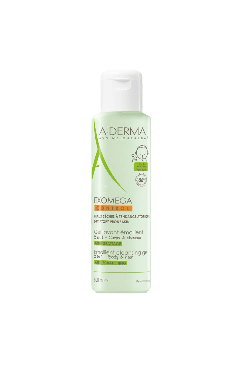 A-derma Exomega Control gel za pranje 2u1 500 ml 