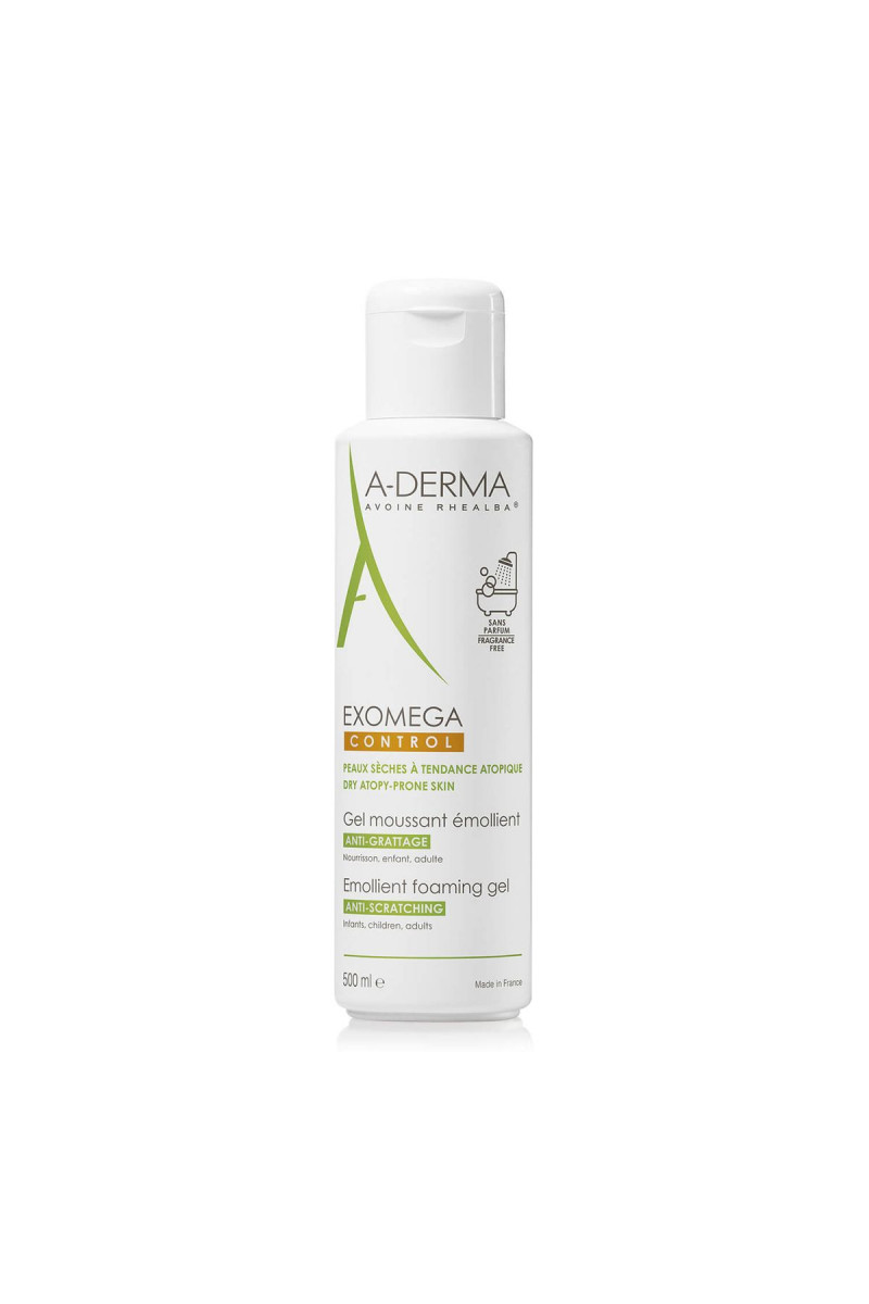 A-derma Exomega Control penušavi gel 500 ml 