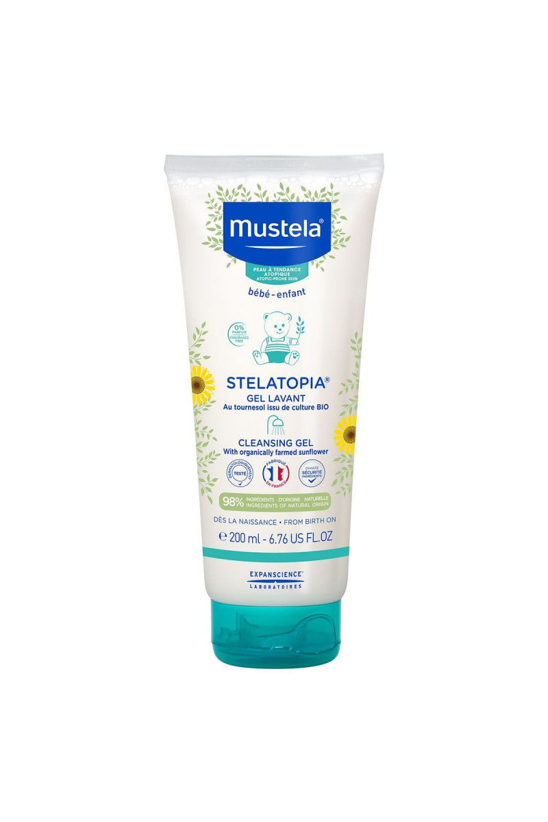 Mustela Stelatopia Gel za tuširanje 200ml 