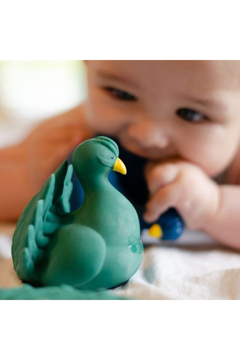 Natruba igačka za kupanje paun, zelena 