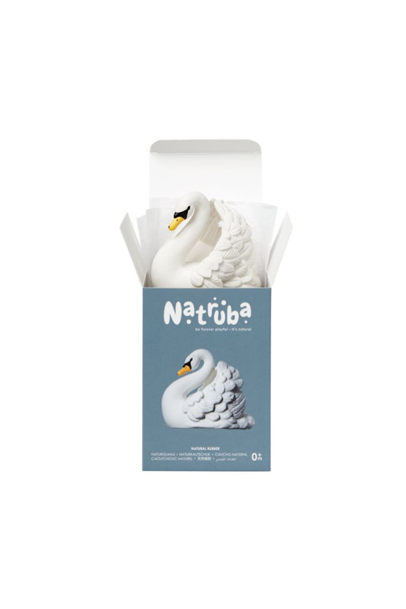 Natruba igačka za kupanje labud, bela 