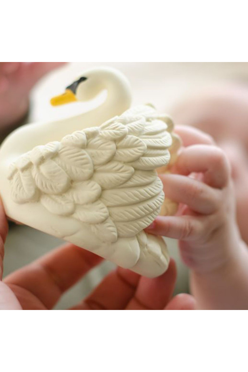 Natruba igačka za kupanje labud, bela 