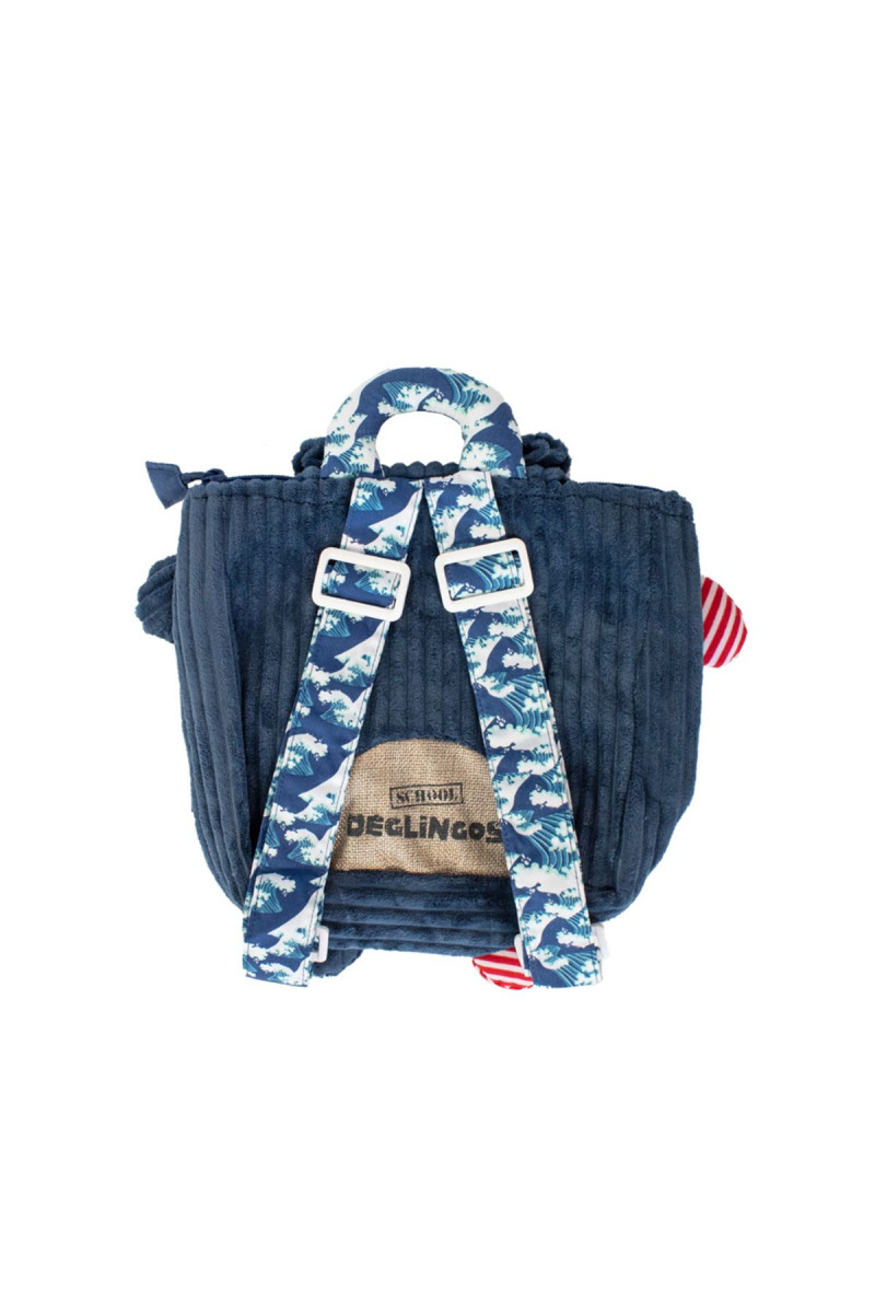 Les Deglingos Hippipos nilski konj Corduroy ranac 