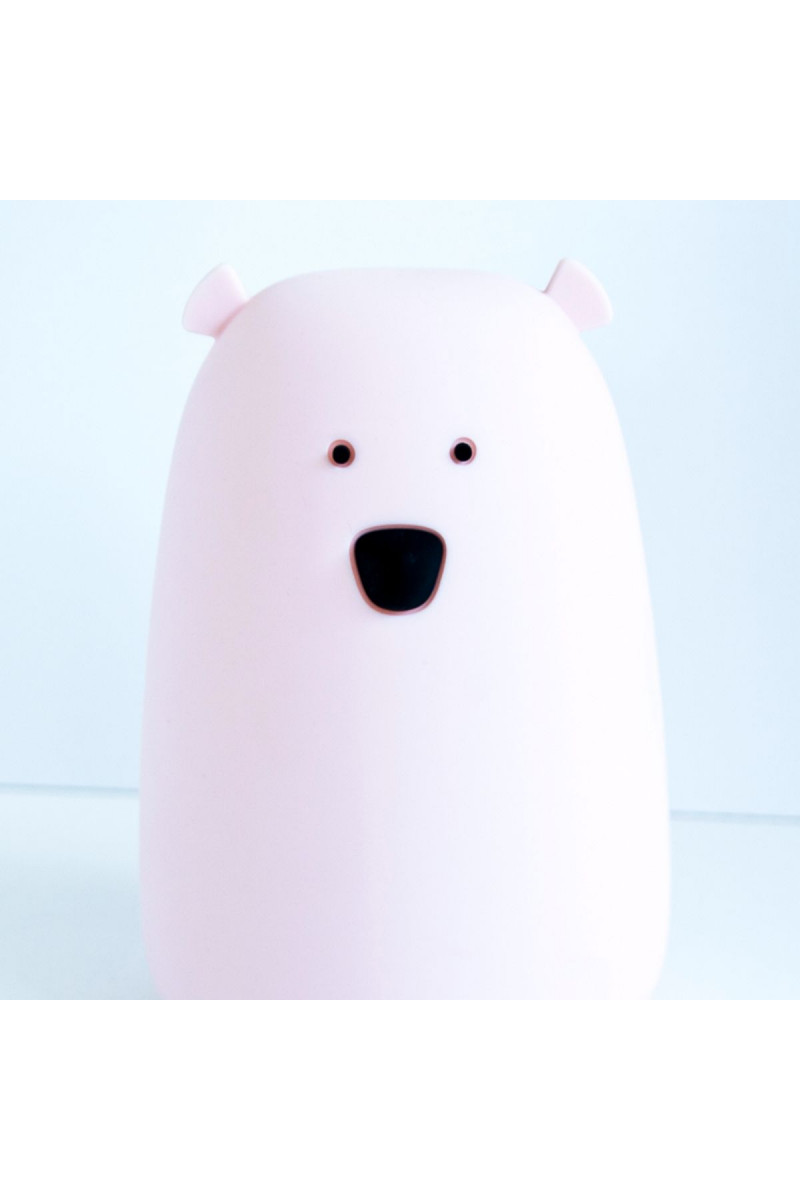 Rabbit n Friends lampa medved roze 