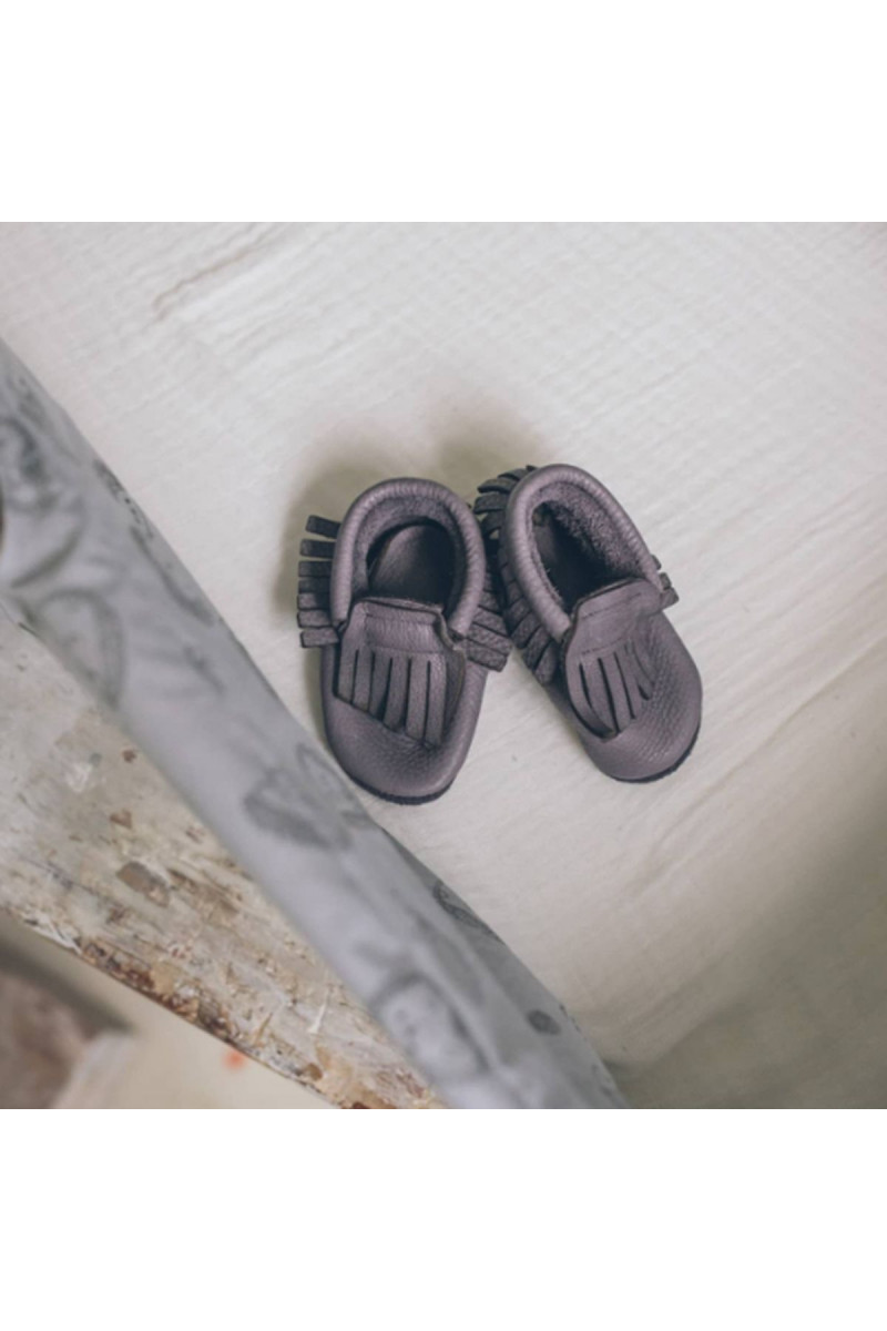 Baobaby pelice mokasine, vel NB (1-2m), Grey 