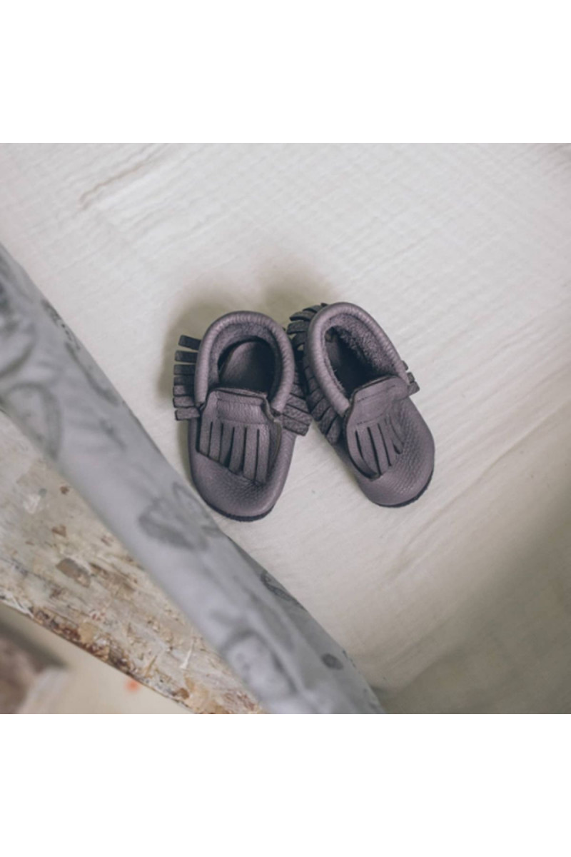 Baobaby pelice mokasine, vel XXS (2-3m), Grey 