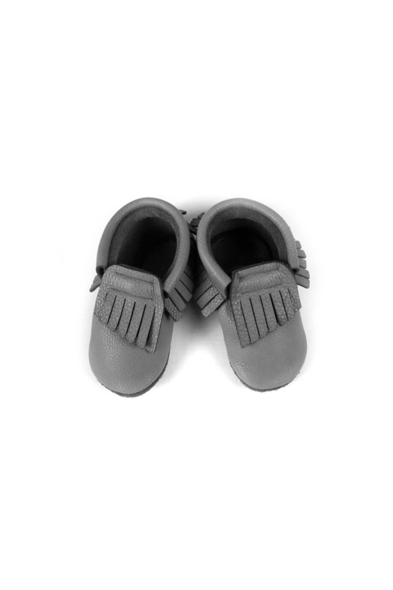 Baobaby pelice mokasine, vel XS (3-6m), Grey 