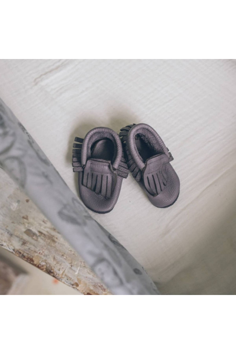 Baobaby pelice mokasine, vel M (9-18m), Grey 