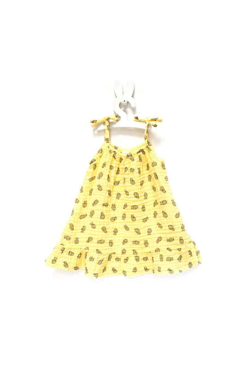 Baobaby haljina od muslina 86-92 Pineapple Vibes 