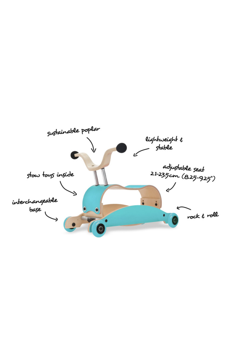 Wishbone osnova za Mini Flip guralicu 4 u 1 bela 