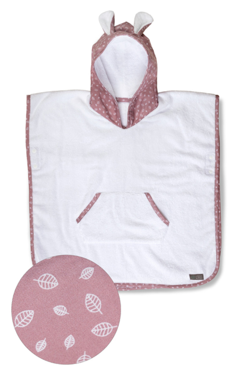 Vinter&Bloom pončo za kupanje Misty Rose 