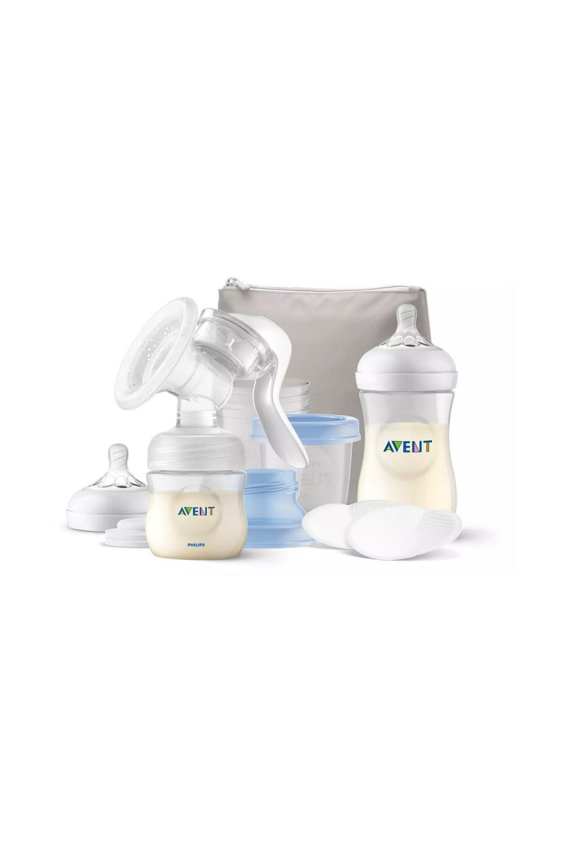 Avent set za izmlazanje Natural (tuferi+via šolje) 