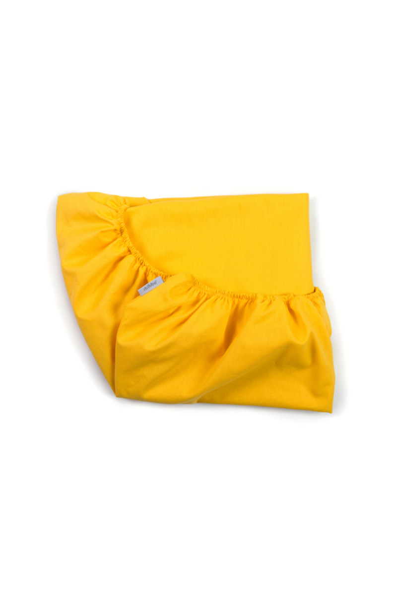 Stribbo čaršav za dušek 120 x 60 cm žuto/siva 