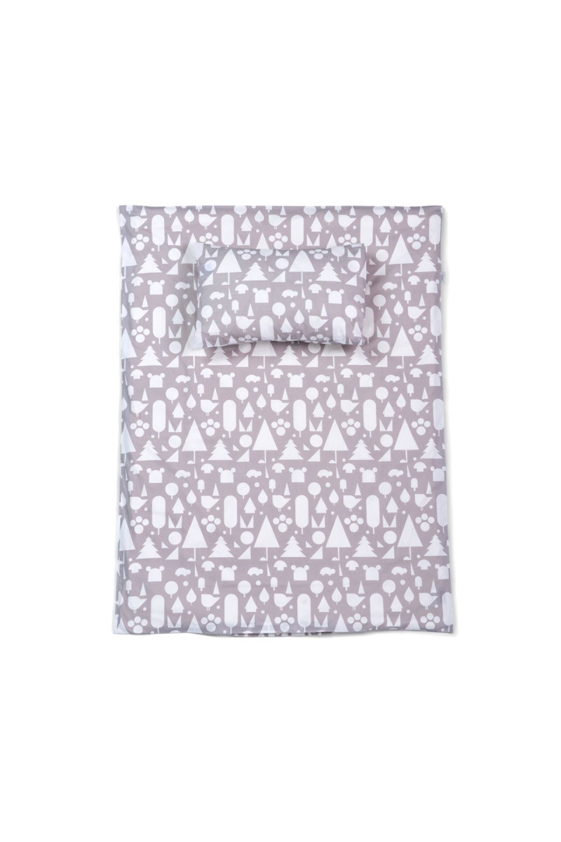 Stribbo posteljina 120 x 60 cm siva 