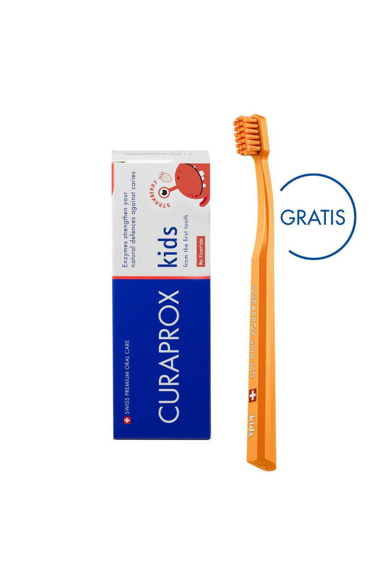 Curaprox decija pasta za zube 0m,60ml+cetk. gratis 