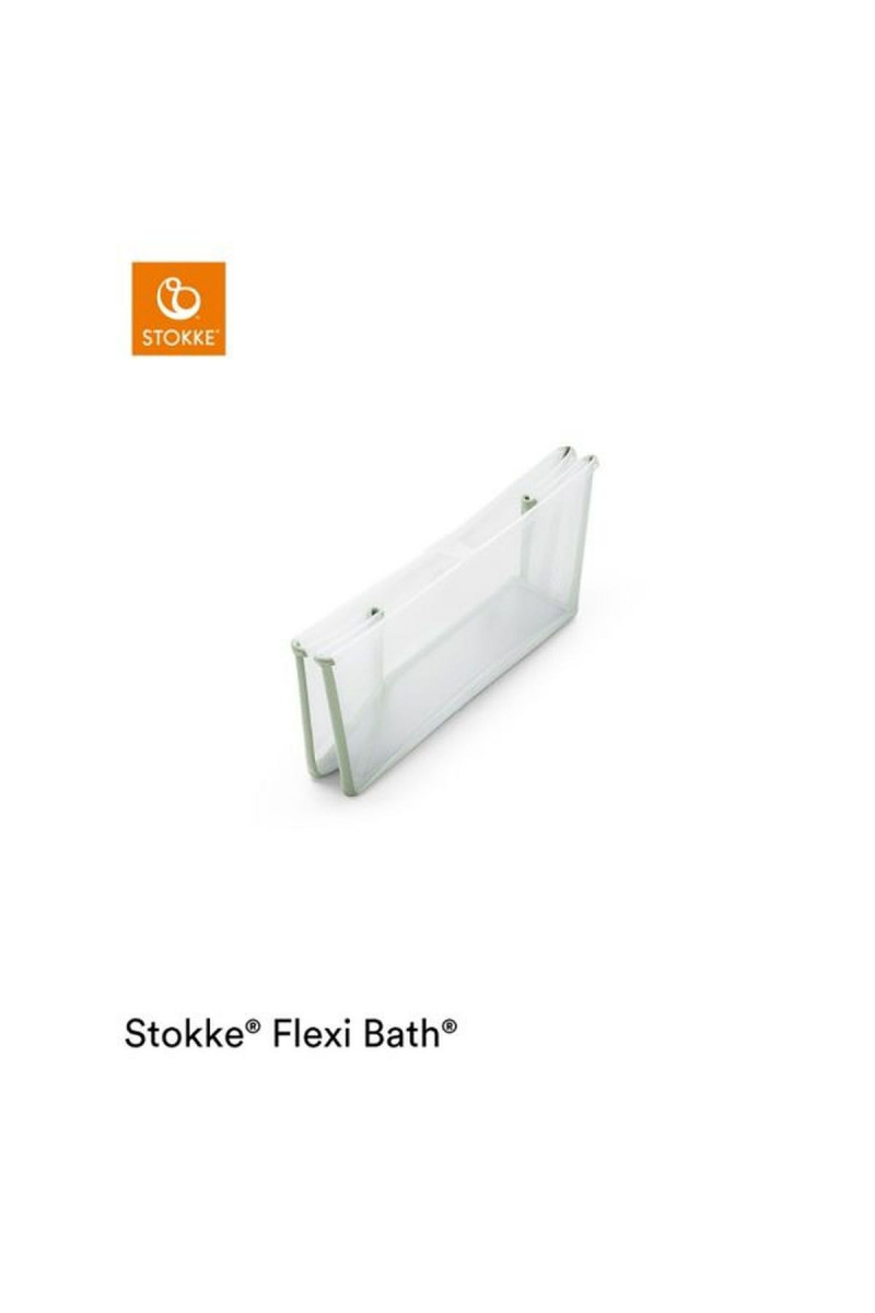 Stokke set kadica Flexi Bath Transparent Green 