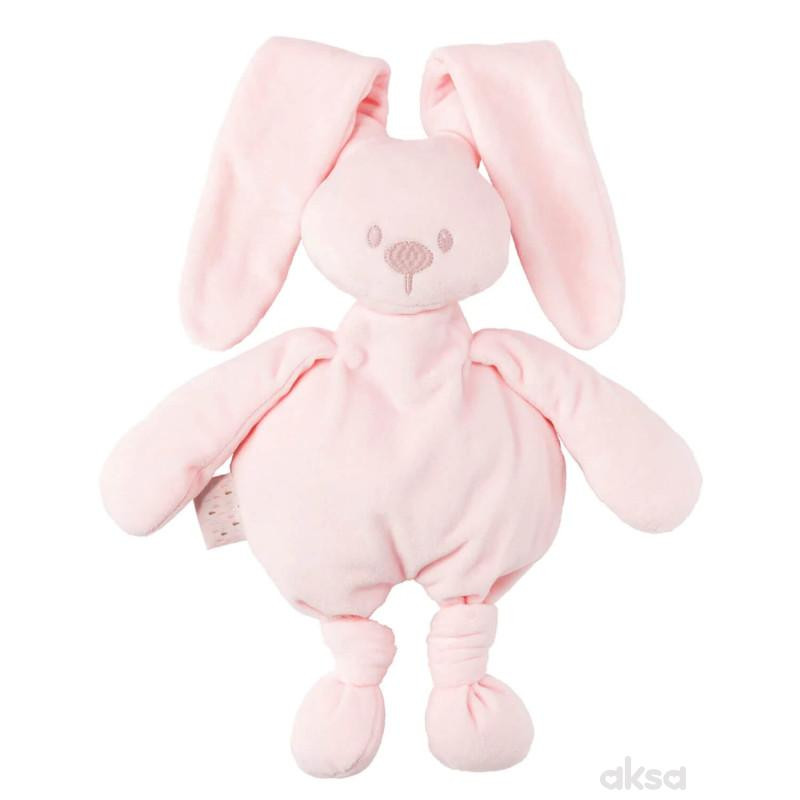 Nattou plišani zeka Lapidou Cuddly pink 