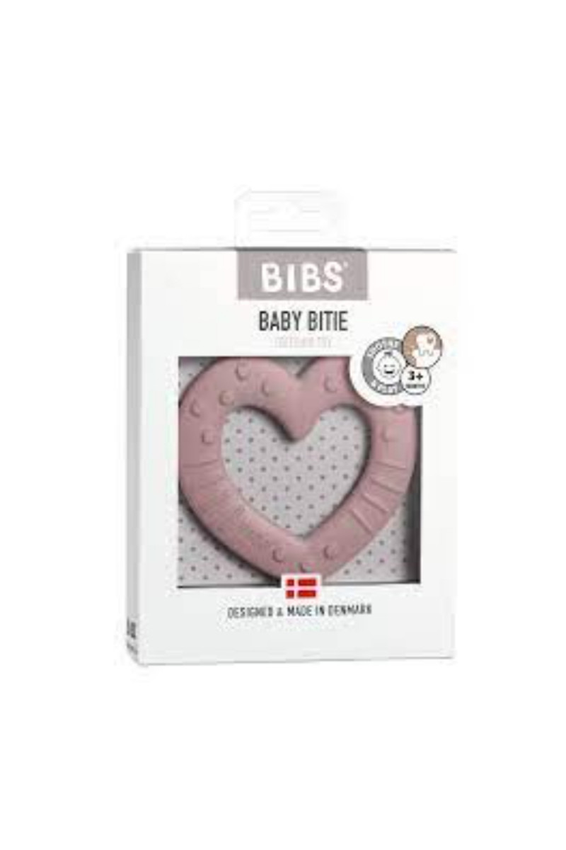 Bibs glodalica Bitie srce Pink Plum 