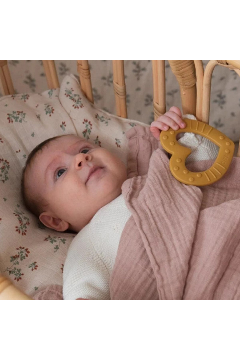 Bibs glodalica Bitie srce Mustard 