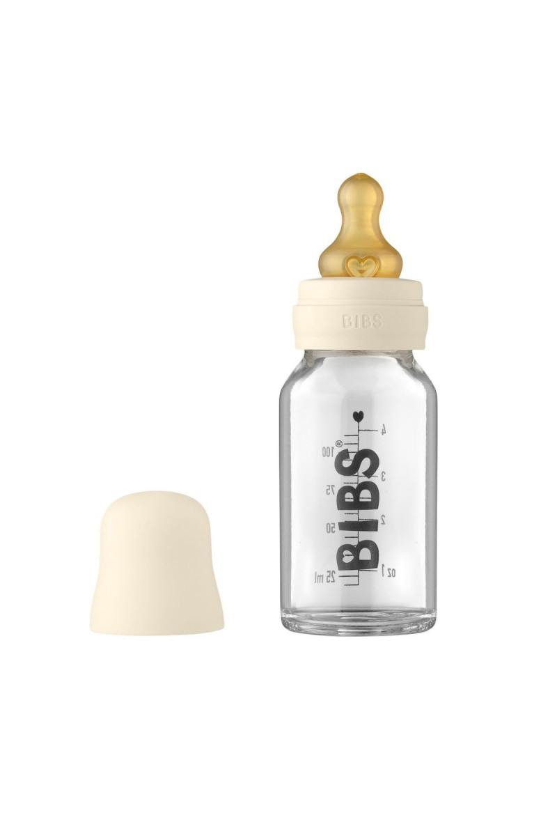 Bibs staklena flašica 110 ml Ivory 