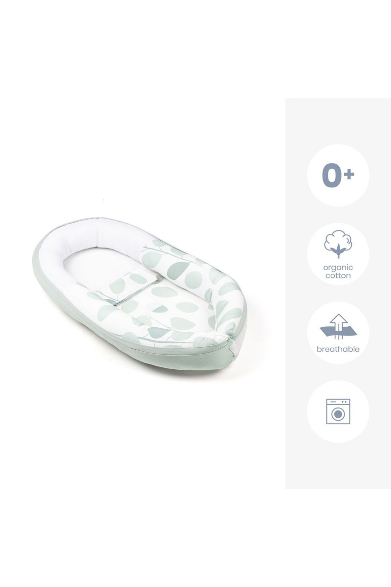 Doomoo gnezdo za bebe Leaves Aqua Green 