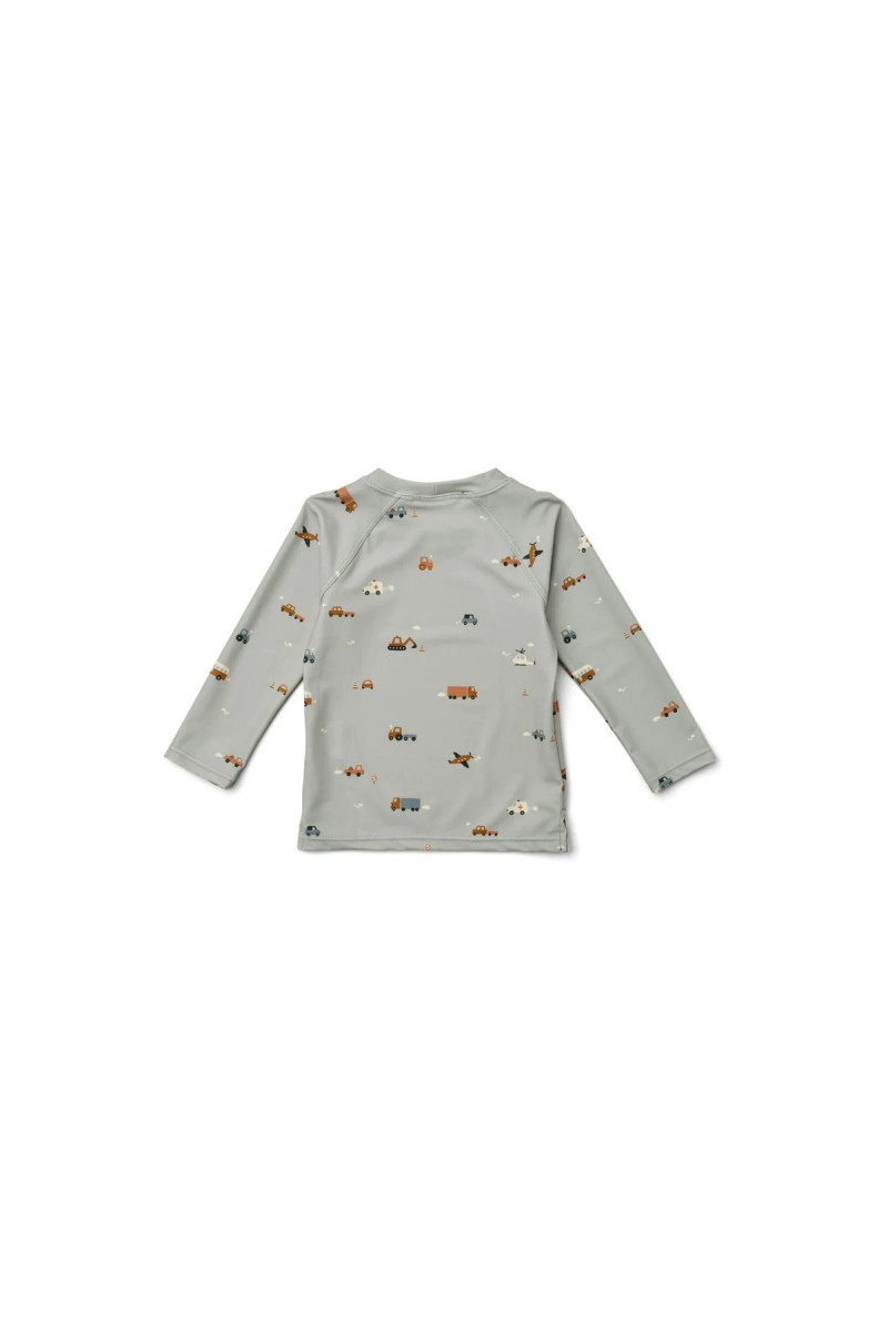 Liewood majica za kupanje dr Noah, vel68 Dove blue 