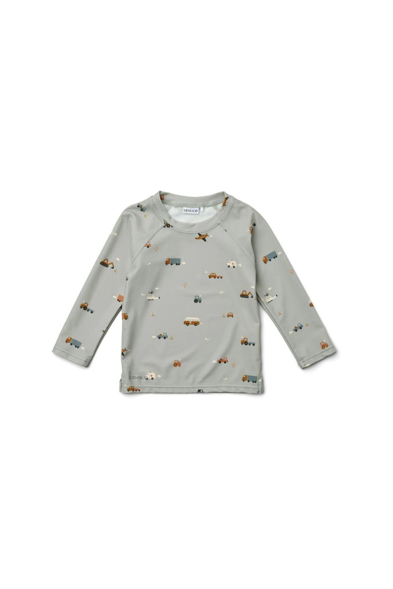 Liewood majica za kupanje dr Noah, vel68 Dove blue 