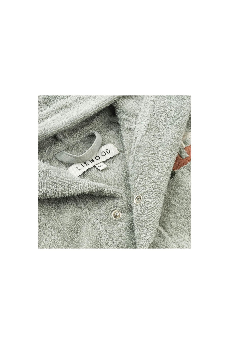 Liewood bade mantil Kenna vel 3/4y, Dove blue 