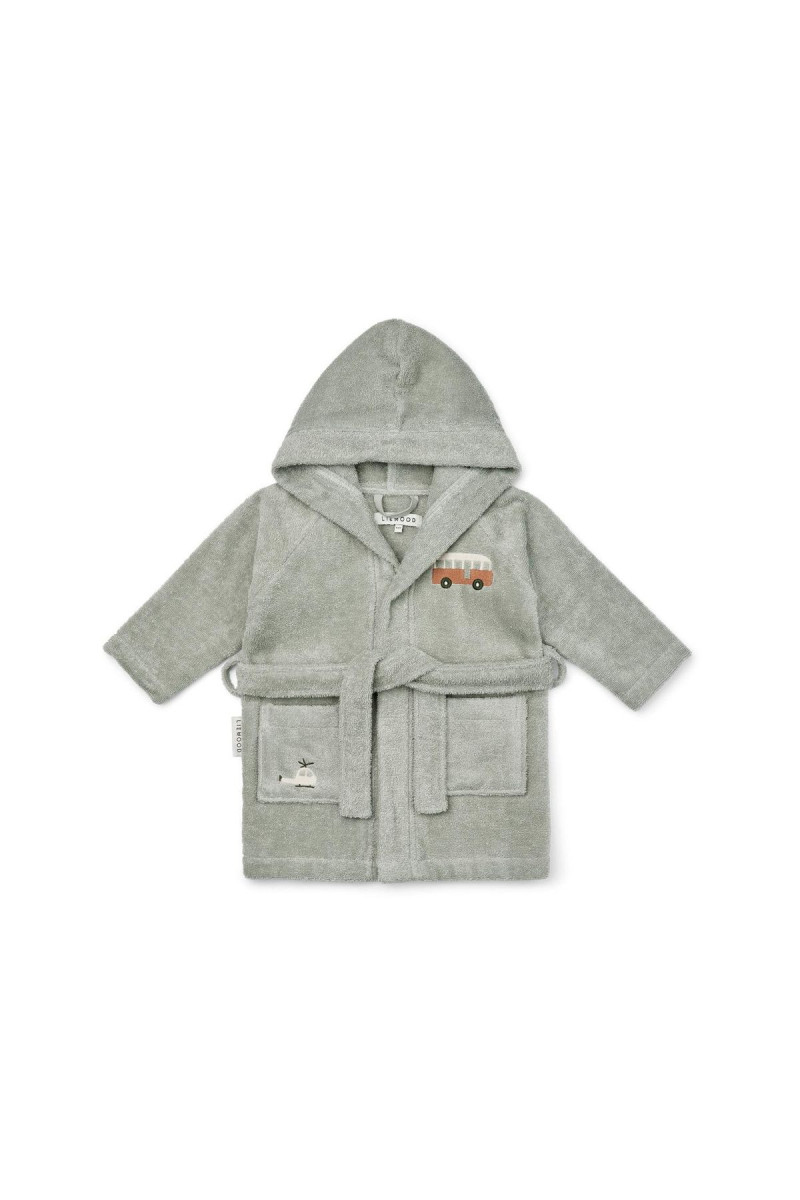 Liewood bade mantil Kenna vel 1/2y, Dove blue 